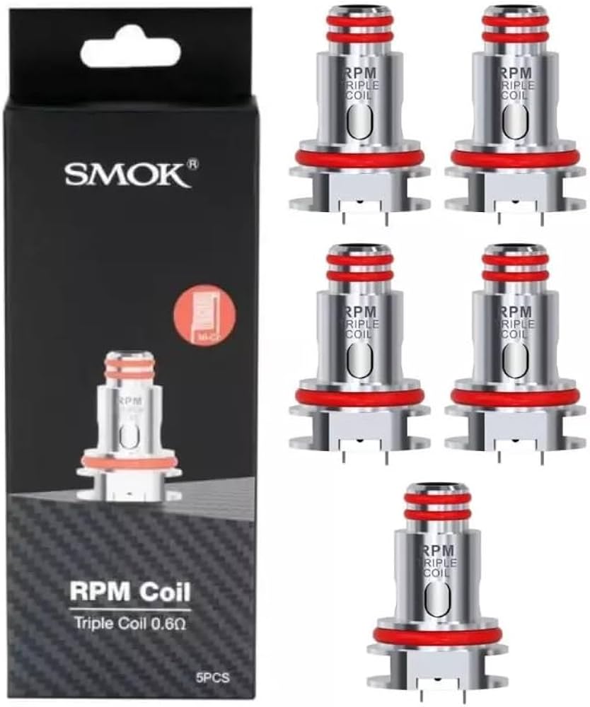Smok Rpm Triple Coils 0.6 Ohm Pack Of 5