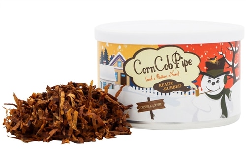Corncob Pipe And A Button Nose Tobacco