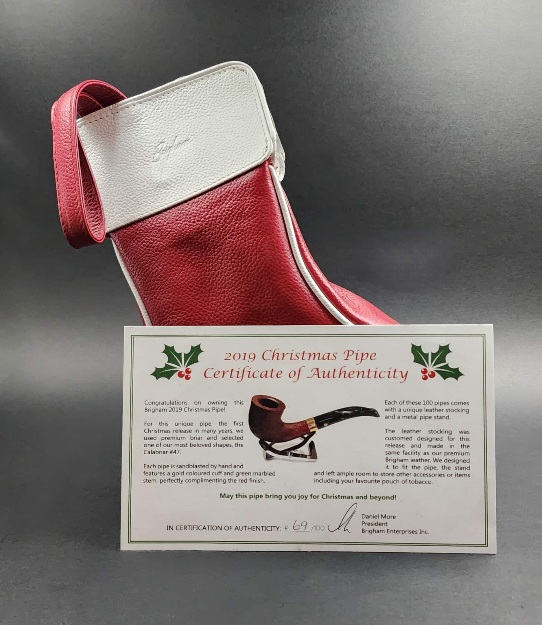 Brigham Christmas Pipe 2019 #69 128792 (2)