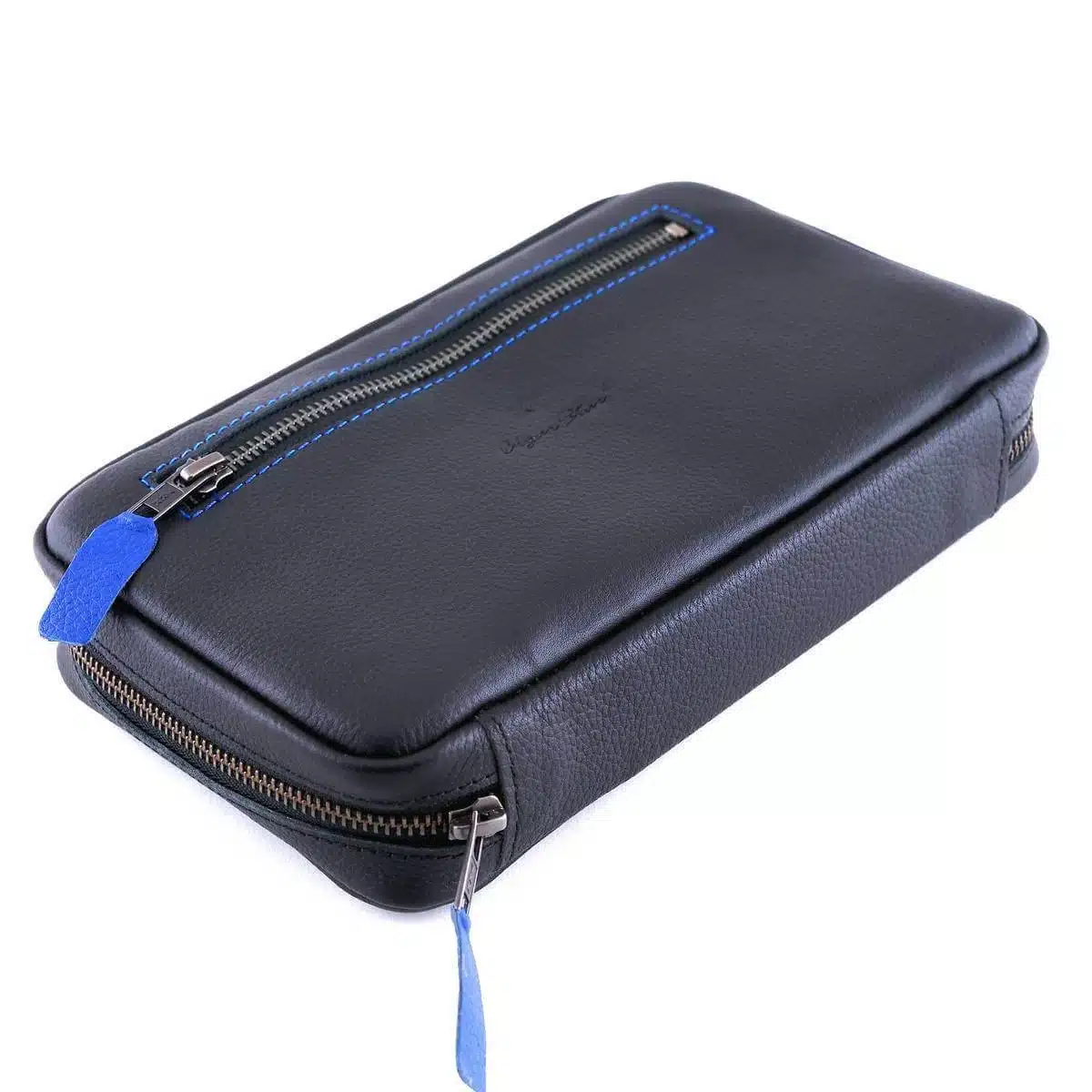 Cigar Star Cobalt Blue Black Leather P2