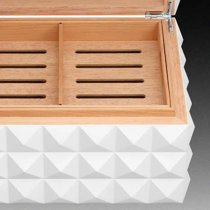 Colibri Grand Quasar Humidor Drawer Upclose