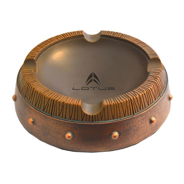 Lash11 Poly Resin Ashtray Perspective Front No Lid
