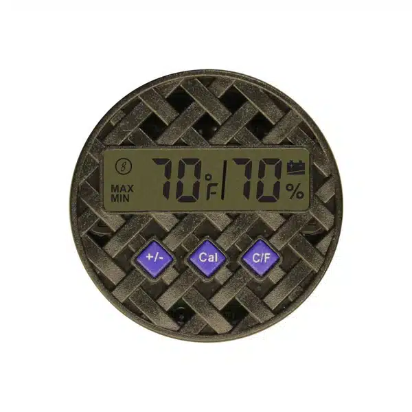 Brigham Hygrometer Digital Round Design