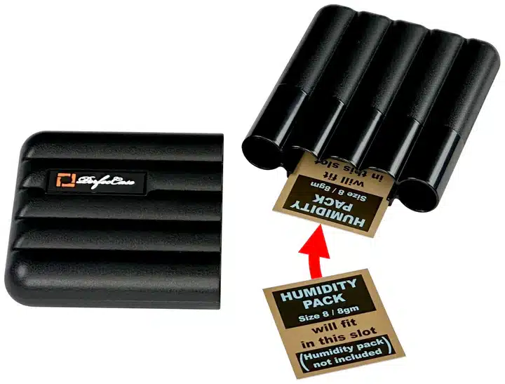 Perfec Draw Cigar Case Holds 5