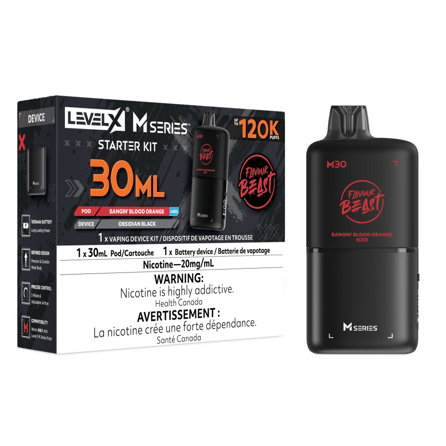 Levelx M Flavourbeast Starterkit Aug2026 Render Fam 20mg Banginbloodorange